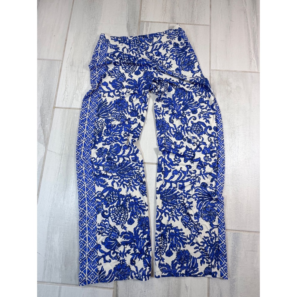 Lilly Pulitzer UPF 50+ 32" Grenada Knit Pant Ride With Me Size Small